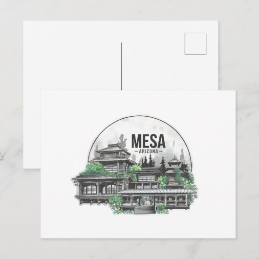 Mesa City Arizona Verenigde Staten Briefkaart (Voorkant / Achterkant)