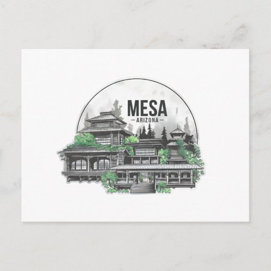 Mesa City Arizona Verenigde Staten Briefkaart (Voorkant)