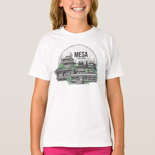Mesa City Arizona Verenigde Staten T-shirt (Voorkant)