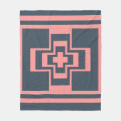 Mesa Cross Fleece Dekbed Deken (Voorkant)