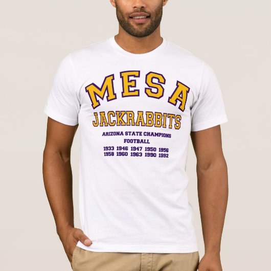 Mesa Jackrabbits T-shirt (Voorkant)