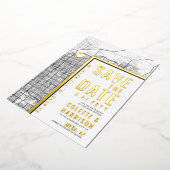 Mesa Love Locator | Weddenschap Save the Date Folie Uitnodiging (Gedraaid)