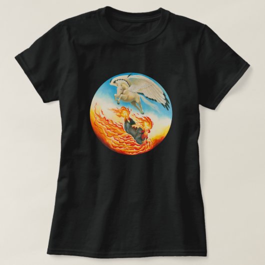 Mesa Pegasus en Nightmare Yin Yang T-shirt (Design voorkant)