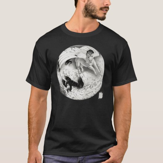 Mesa Pegasus en Nightmare Yin Yang T-shirt (Voorkant)