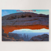 Mesa Rock Utah. Jigzaag Puzzle Legpuzzel (Horizontaal)