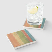 Mesa Strata I Stenen Onderzetter (Zijkant)