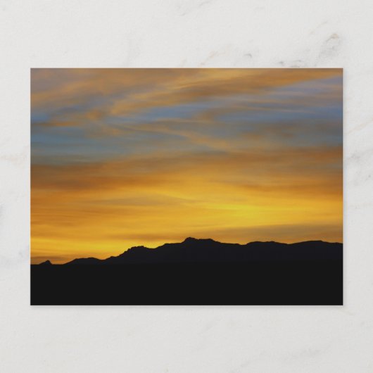 "Mesa Sunset" woestijnfotografie Briefkaart (Voorkant)