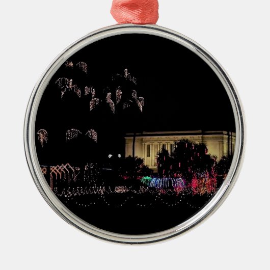 Mesa tempel kerstlichten metalen ornament (Voorkant)