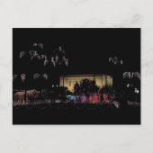 Mesa temple kerstverlichting feestdagenkaart (Voorkant)