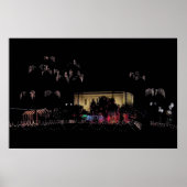 Mesa temple kerstverlichting poster (Voorkant)