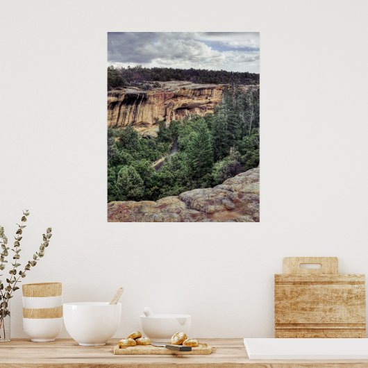 mesa Verde Cliff Woningen Poster (Keuken)