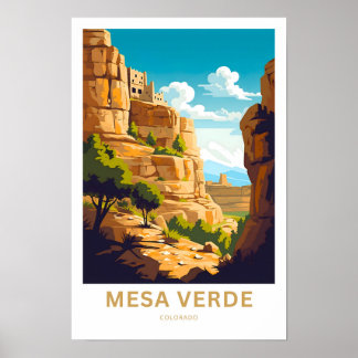 Mesa Verde Colorado Reisprint Poster