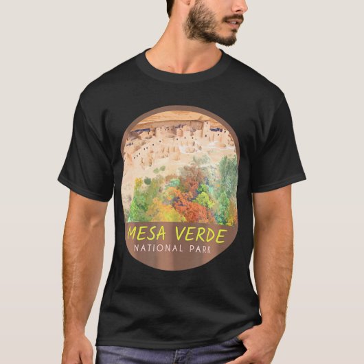 Mesa Verde Nationaal Park Avontuur T Shirt (Voorkant)