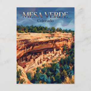 Mesa Verde Nationaal Park Colorado Briefkaart