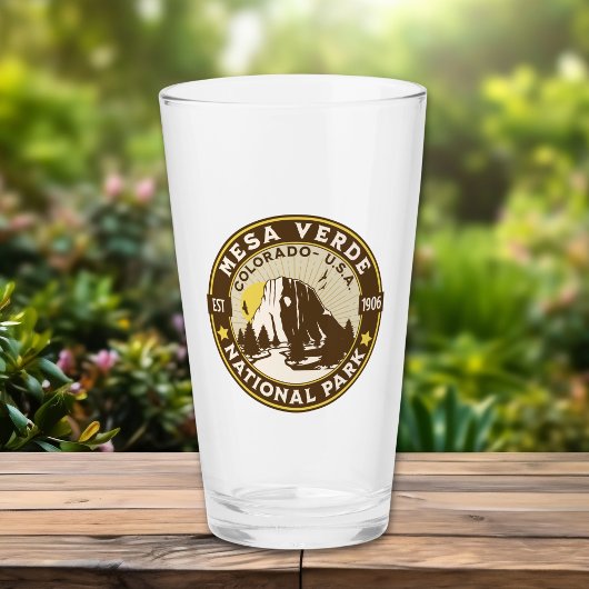 Mesa Verde National Park Arid Vista Glas