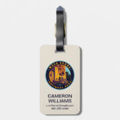 Mesa Verde National Park Bagagelabel (Achterkant verticaal)