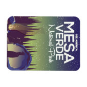 Mesa Verde National Park Camping reisposter Magneet (Horizontaal)