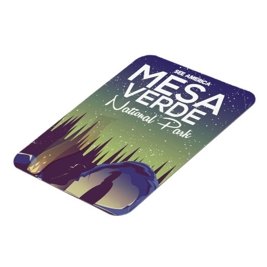 Mesa Verde National Park Camping reisposter Magneet (Linkerzijde)