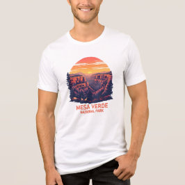 Mesa Verde National Park Canyon Sunset Tri-Blend Shirt