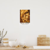Mesa Verde National Park Cliff Palace Reis Kunst Poster (Keuken)
