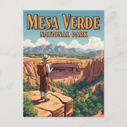 Mesa Verde National Park Colorado Briefkaart (Voorkant)