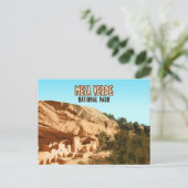 Mesa Verde National Park Colorado Briefkaart (Staand voorkant)