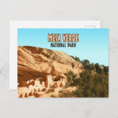 Mesa Verde National Park Colorado Briefkaart (Voorkant / Achterkant)
