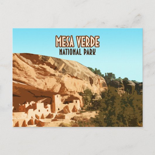 Mesa Verde National Park Colorado Briefkaart (Voorkant)