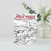 Mesa Verde National Park Colorado Briefkaart (Staand voorkant)