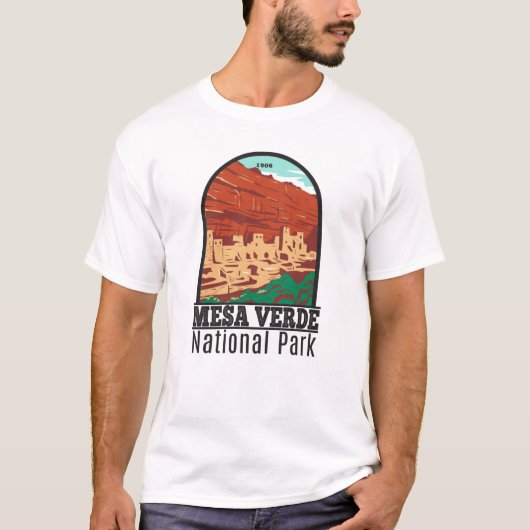 Mesa Verde National Park Colorado Colorful  T-shirt (Voorkant)