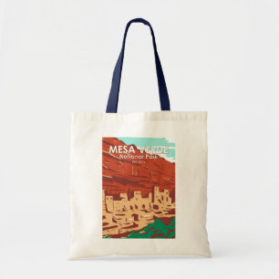 Mesa Verde National Park Colorado Colorful Tote Bag