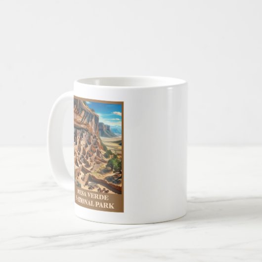 Mesa Verde National Park Colorado Koffiemok (Voorkant links)