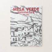 Mesa Verde National Park Colorado  Legpuzzel (Verticaal)