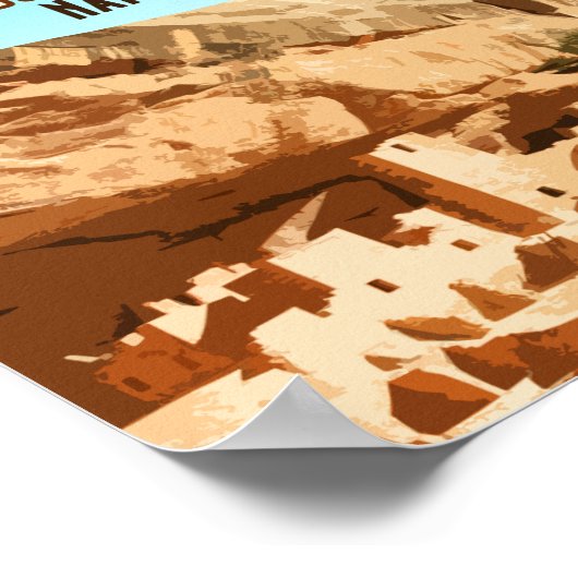 Mesa Verde National Park Colorado Poster (Hoek)