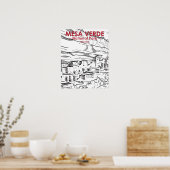 Mesa Verde National Park Colorado  Poster (Keuken)