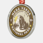 Mesa Verde National Park Desert Landscape Metalen Ornament (Links)
