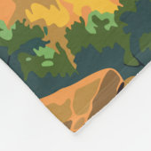 Mesa Verde National Park Illustratie Reiskunst Fleece Deken (Hoek)