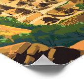 Mesa Verde National Park Illustratie Reiskunst Poster (Hoek)