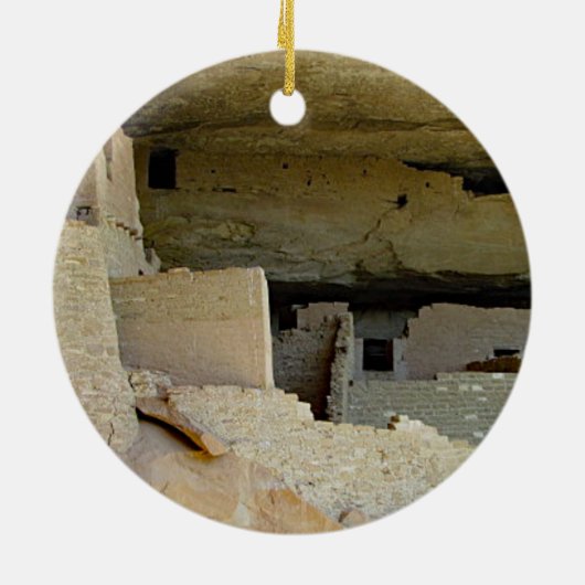 Mesa Verde National Park Keramisch Ornament (Achterkant)