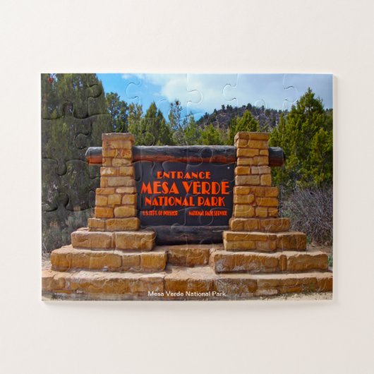 Mesa Verde National Park Legpuzzel (Horizontaal)