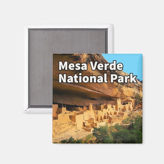 Mesa Verde National Park Magnet (Voorkant / Achterkant)