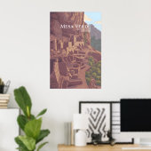 Mesa Verde National Park Reisposter Poster (Thuiskantoor)