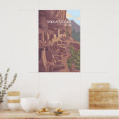 Mesa Verde National Park Reisposter Poster (Keuken)
