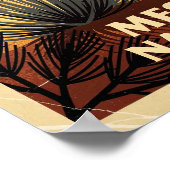Mesa Verde National Park Retro Poster (Hoek)