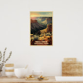 Mesa Verde National Park Retro Poster (Keuken)
