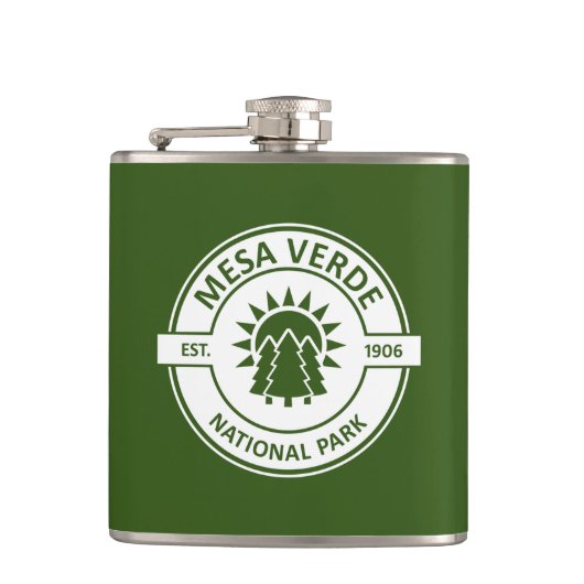 Mesa Verde National Park Sun Trees Heupfles (Voorkant)