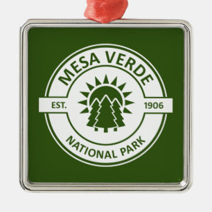 Mesa Verde National Park Sun Trees Metalen Ornament