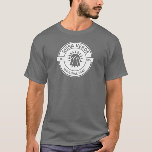 Mesa Verde National Park Sun Trees T-shirt (Voorkant)