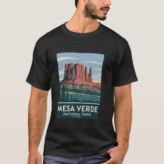 Mesa Verde National Park Vintage Kamperen Wandelen T-shirt