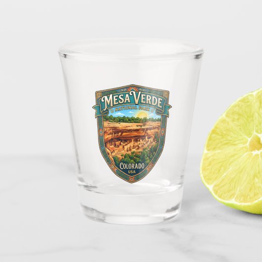 Mesa Verde National Park VS Shot Glas (Voorkant)